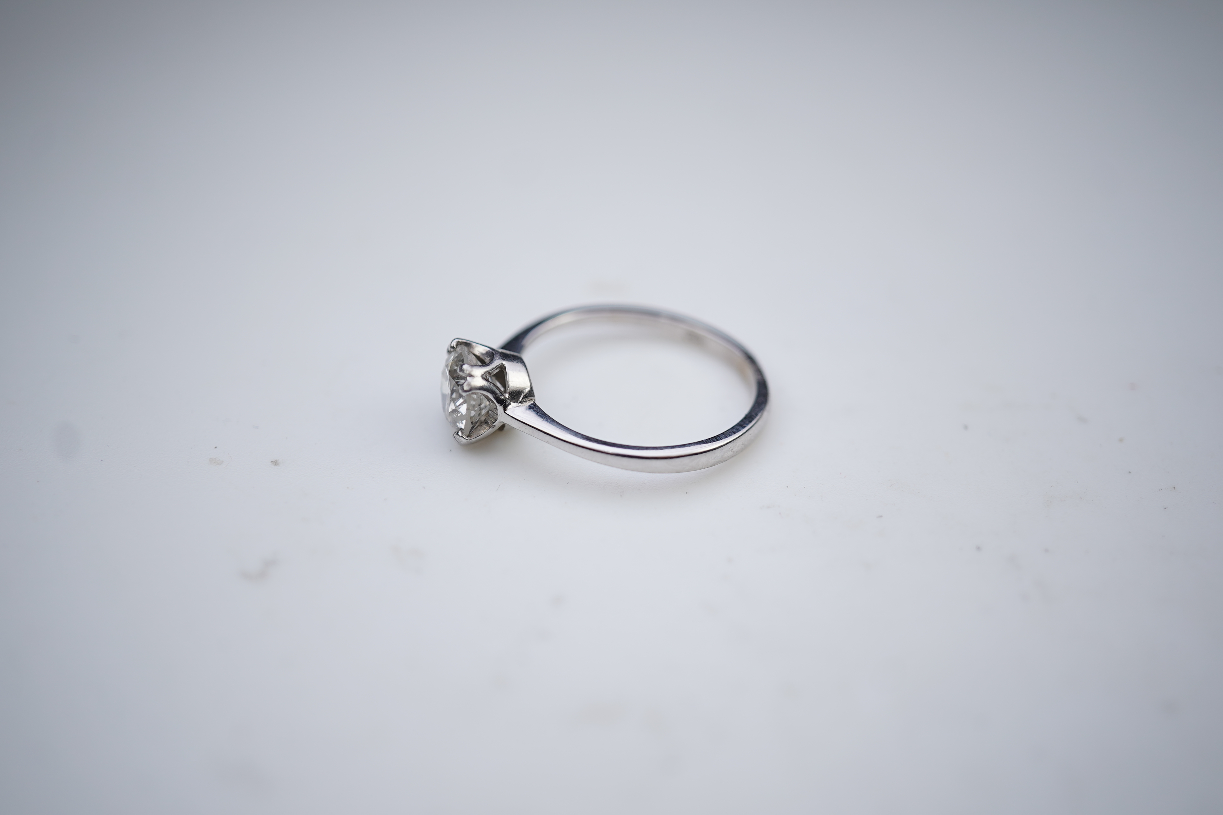 A diamond cluster ring, circa 1900